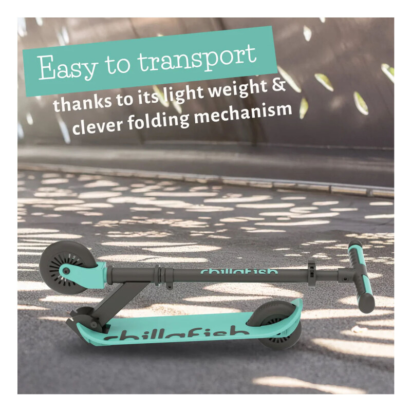 Monopatín Plegable Flexxi Menta Chillafish Monopatín Plegable Flexxi Menta Chillafish