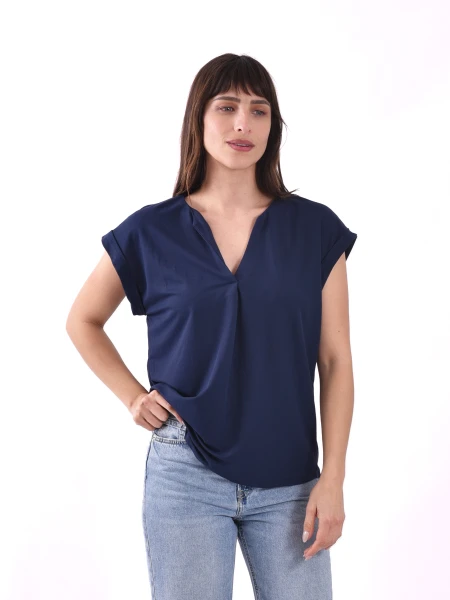 BLUSA BODEAU AZUL OSCURO