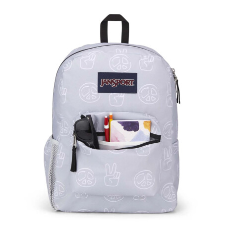 Mochila Escolar Jansport Cross Town Original Unisex Urbana Peace