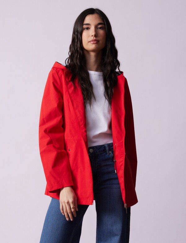 Campera Impermeable ROJO