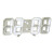 Reloj Digital Mesa Pared Luz Led Moderno Despertador Usb Variante Color Blanco