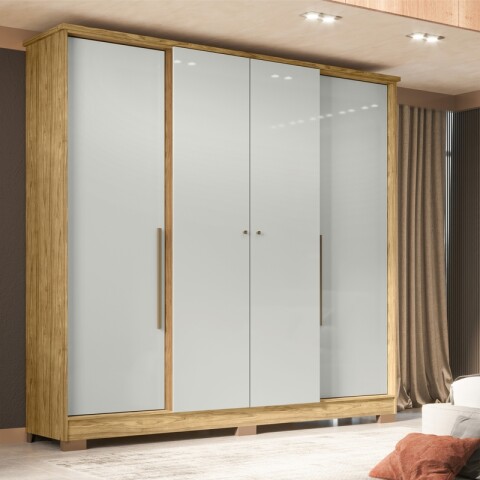 Juego de Dormitorio Ropero Monaco 4 Puertas y Comoda Vega 4 Cajones - Marroco Juego de Dormitorio Ropero Monaco 4 Puertas y Comoda Vega 4 Cajones - Marroco