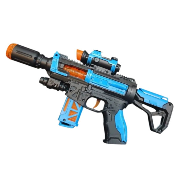Pistola De Juguete Con Efecto Humo Y Luces AZUL