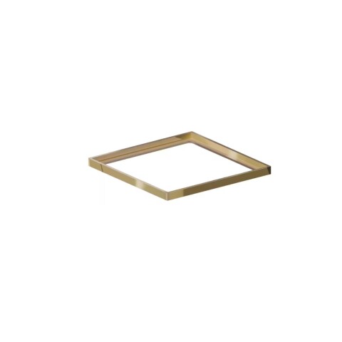 ELLEVE Soporte de receptaculos cuadrado 100 mm dorado Elleve Soporte De Receptaculos Cuadrado 100 Mm Dorado