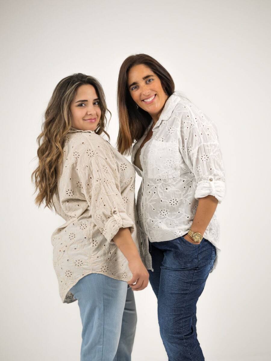 Camisa broderie Blanca