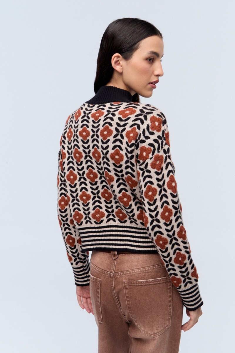 Sweater Fleur Naranja