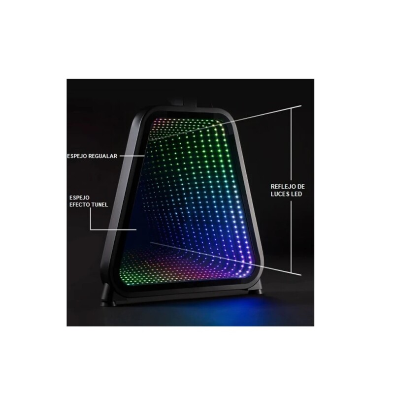 ESCRITORIO GAMER RGB CON ESPEJO ESCRITORIO GAMER RGB CON ESPEJO