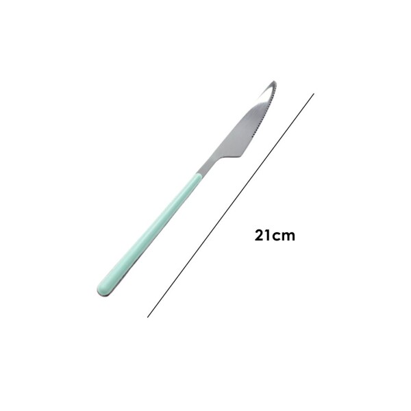 Cubierto celeste cuchillo