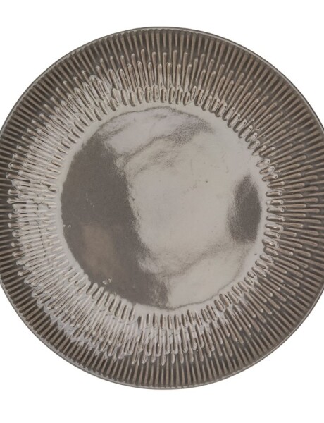 PLATO DE MESA CERAMICA D28CM TEXTURA GRIS PLATO DE MESA CERAMICA D28CM TEXTURA GRIS