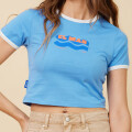T-SHIRT NULI RUSTY Celeste