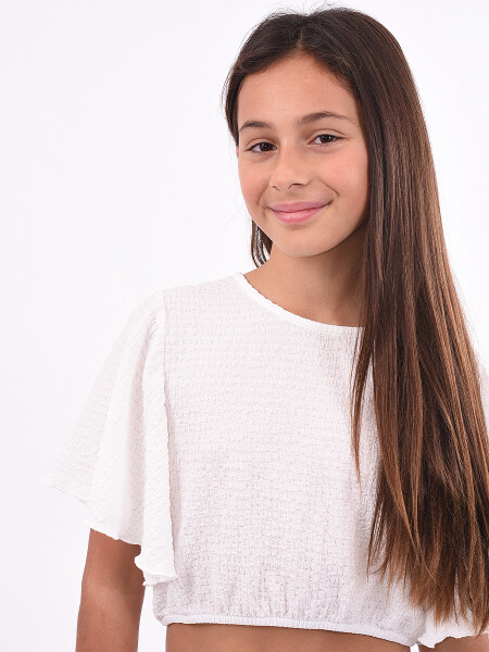 BLUSA VIOLETA TEEN BLANCO