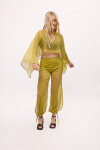 Pantalón Cannes Lima y Dorado