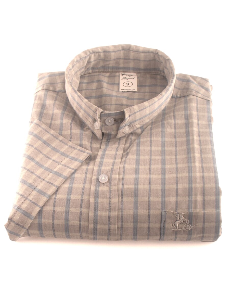 Camisa Caballero M-C - Cuadrille llanura 