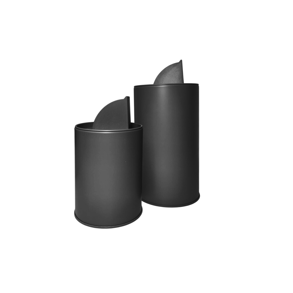 Set de yerberas grande + chica Color Liso - Negro 