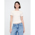 FRCH SS MOD RIB ABBRV TEE NEW OFF WHITE