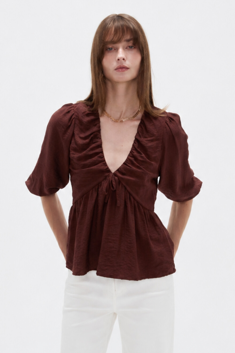 Blusa Melvar Marron