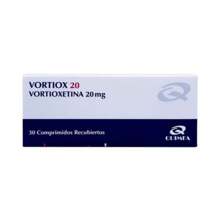 VORTIOX 20 MG. CJ X 30 COMP. REC. única