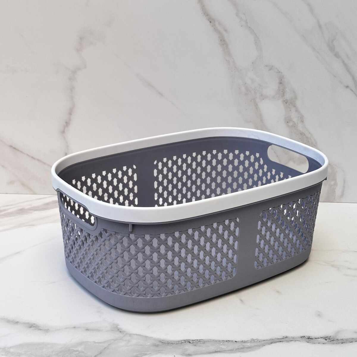 Canasto Organizador Polipropileno Alto 14cm x Ancho 25cm x Largo 37cm 