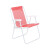 Silla Plegable de Aluminio 1 Posición ROJO