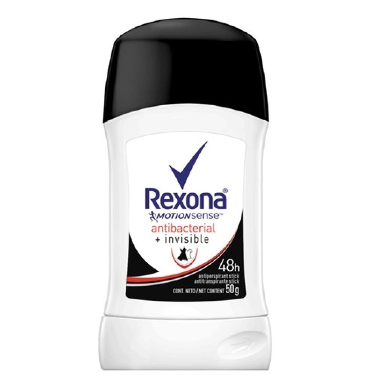 Desodorante Barra Rexona Antibacterial Invisible 50 Grs. 