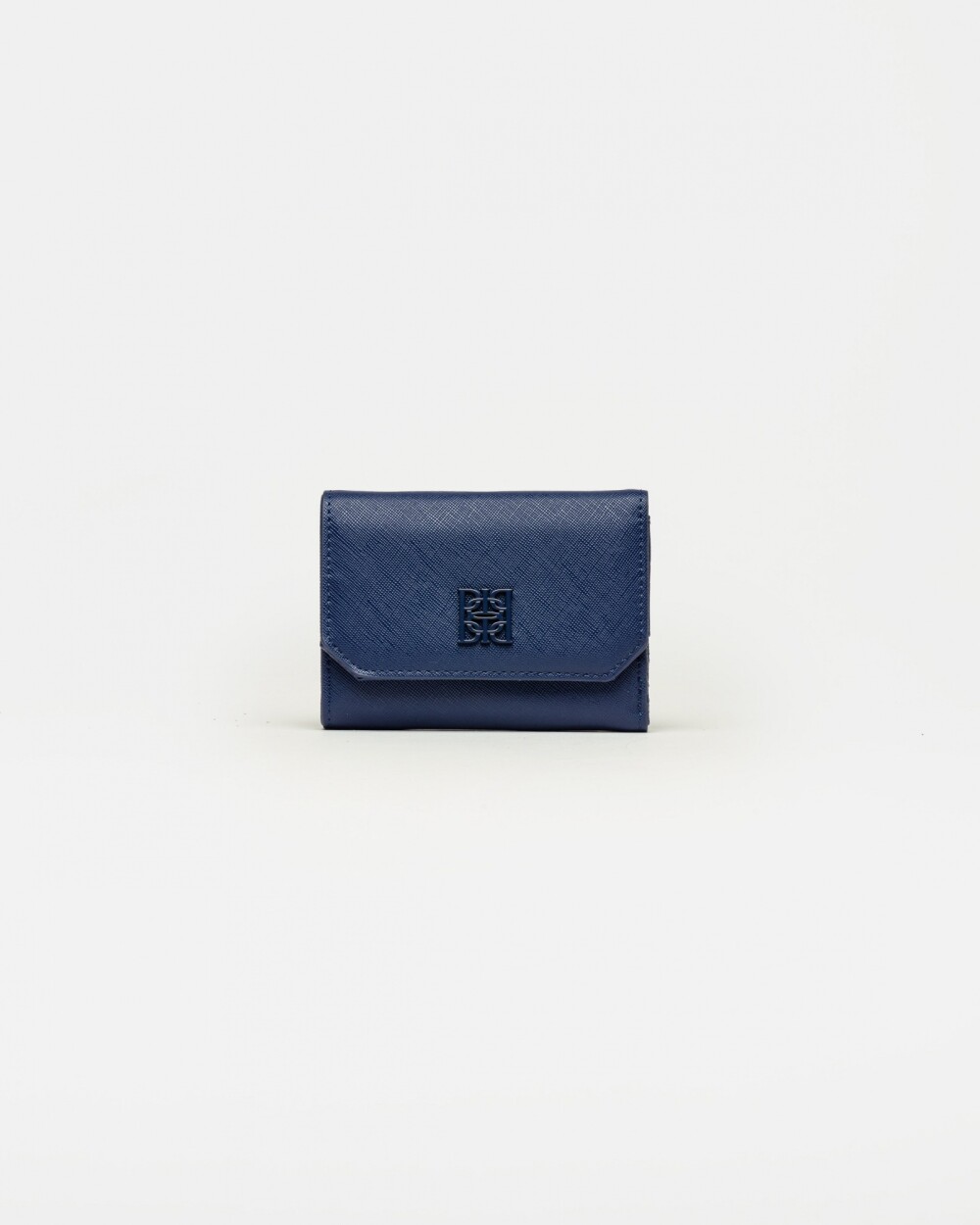 Billetera P&P en efecto cuero Azul