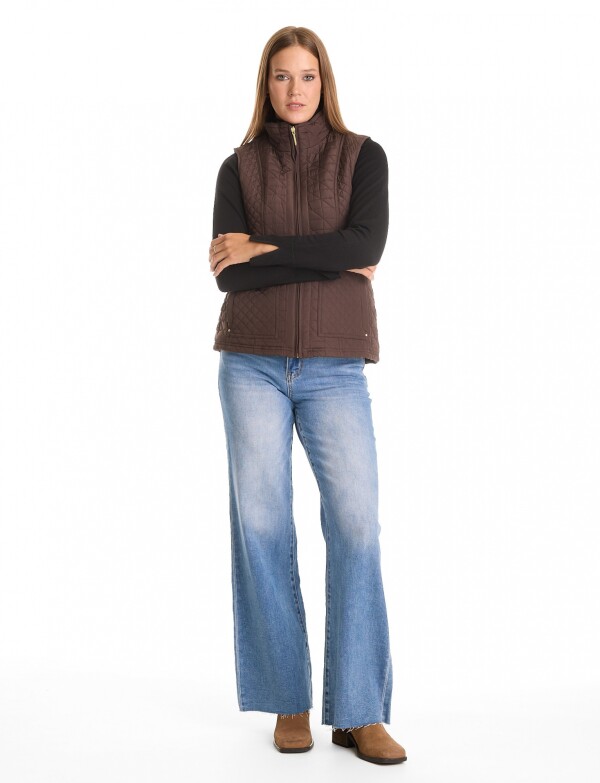 Chaleco Abrigo MARRON