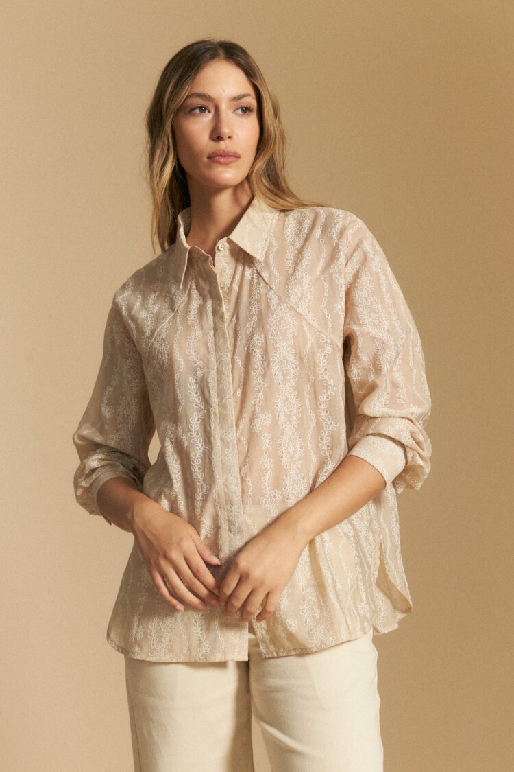 CAMISA VERA Tostado