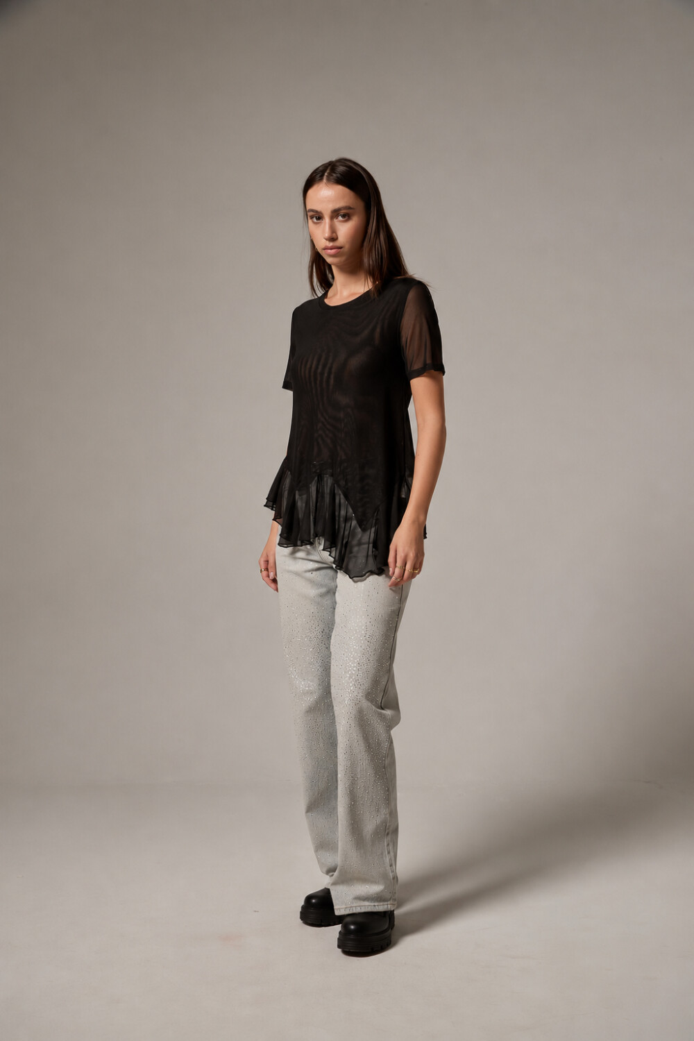 Remera Portia Negro