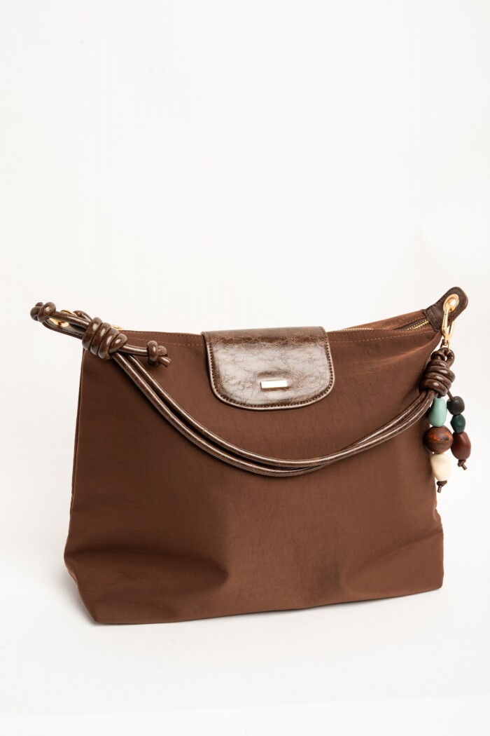 Cartera Con Charm Chocolate