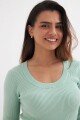 Sweater cuello redondo MENTA