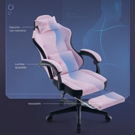 SILLA GAMER SHOT- PINK COLOR ROSA 001
