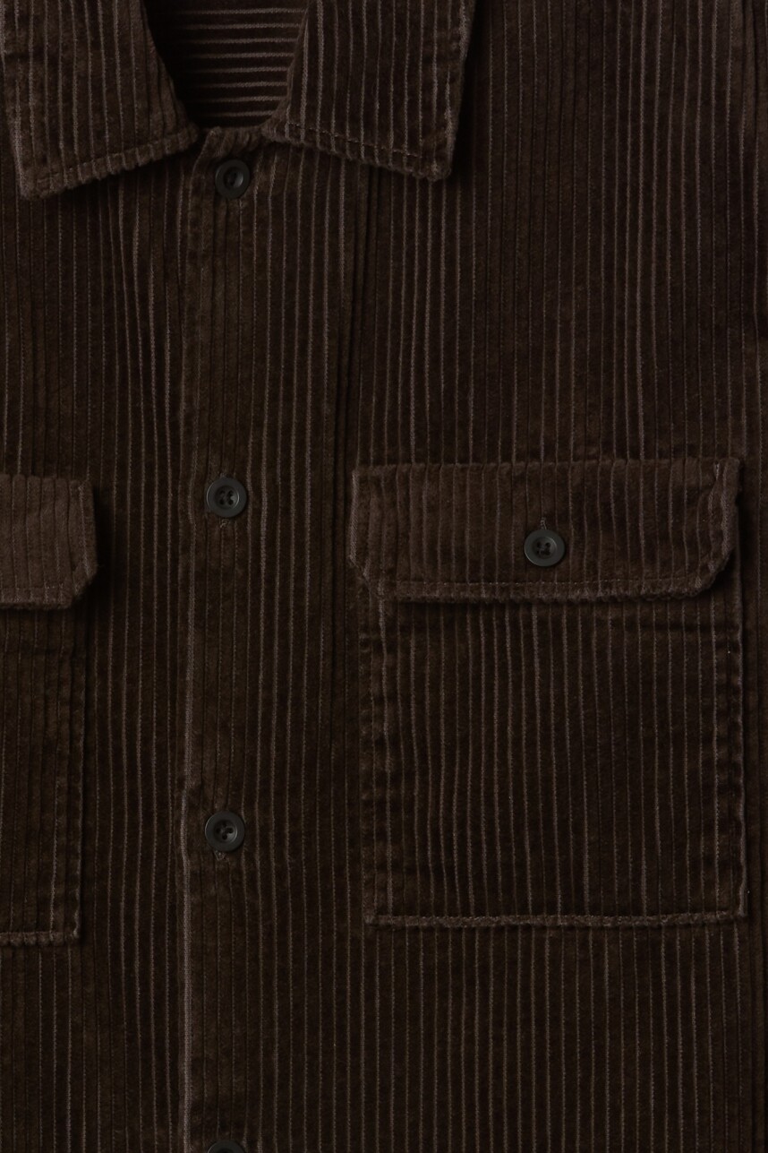 Sobre Camisa De Pana Hombre Terra Brown