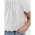 SS FLUTTER SLV TOP OPTIC WHITE