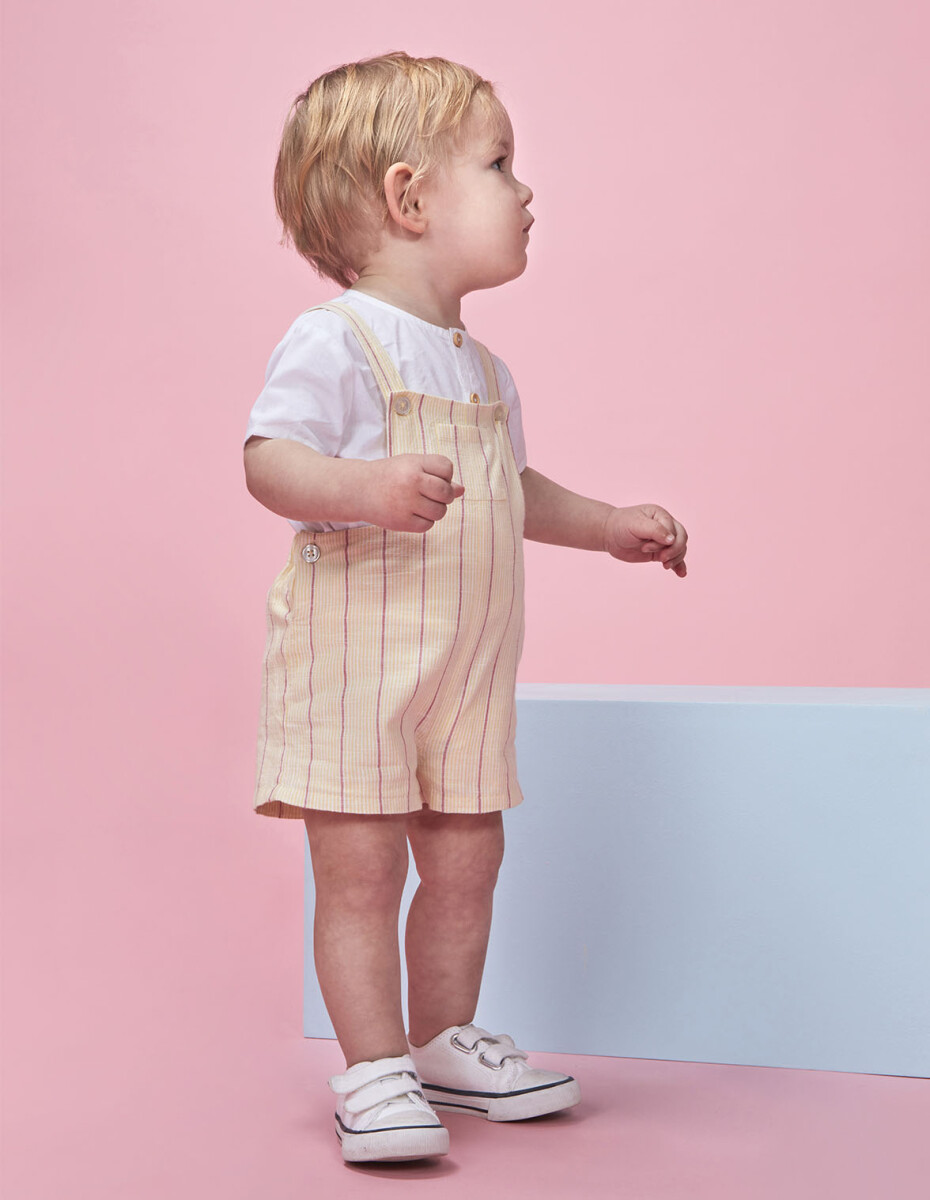 Peto Corto Con Bolsillo - Blanco 