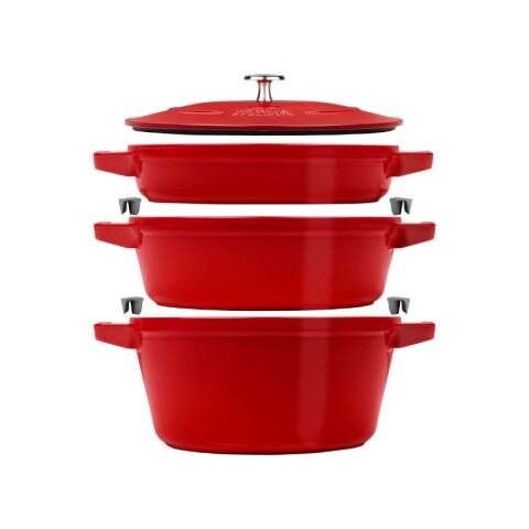 STAUB SET DE 3 COCOTTE CHERRY STAUB SET DE 3 COCOTTE CHERRY