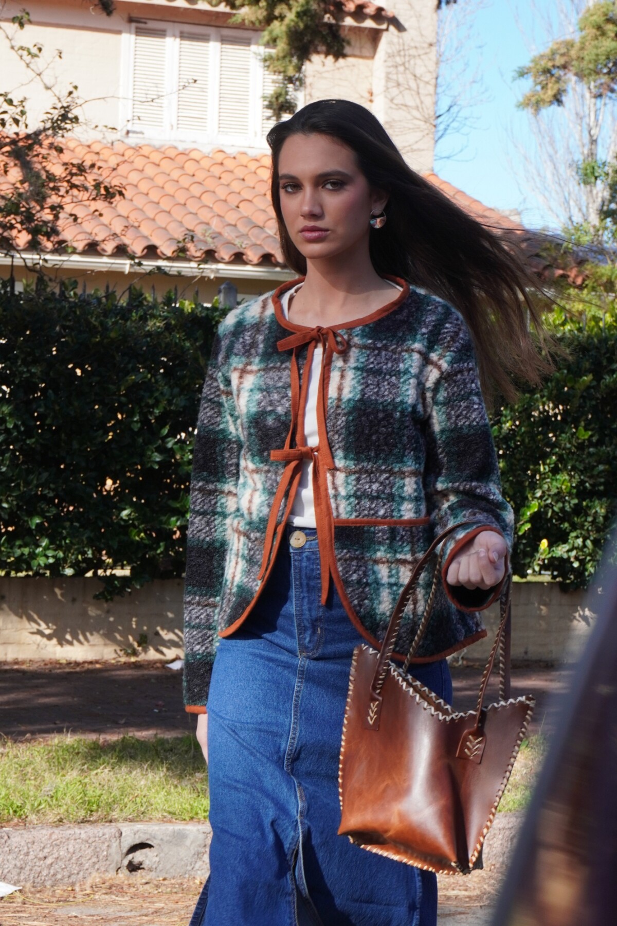 Field Coat Verde / Negro