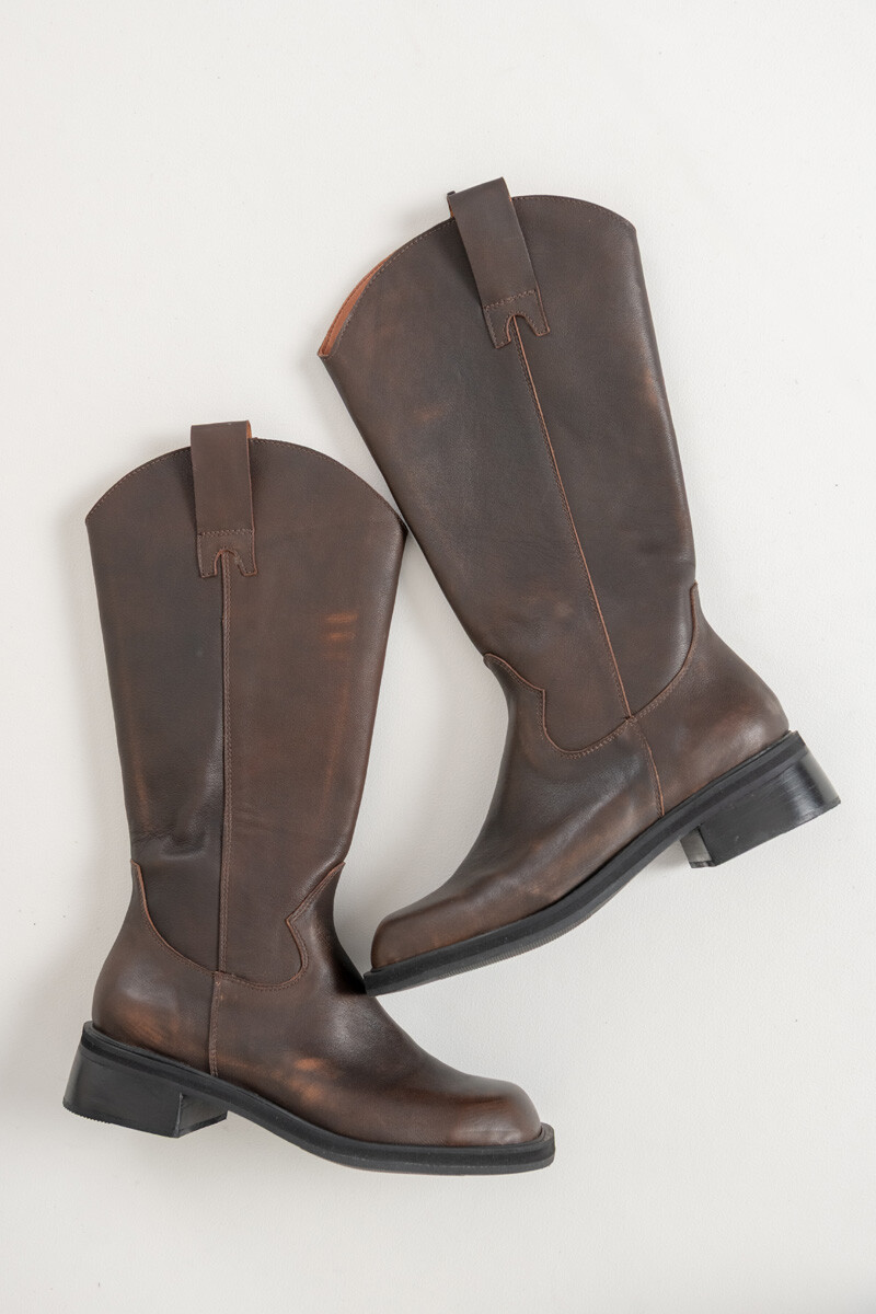 Bota maxima Marron gastado