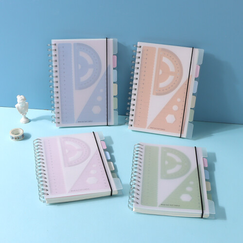 Cuaderno En Espiral Con Señaladores - M Cuaderno En Espiral Con Señaladores - M