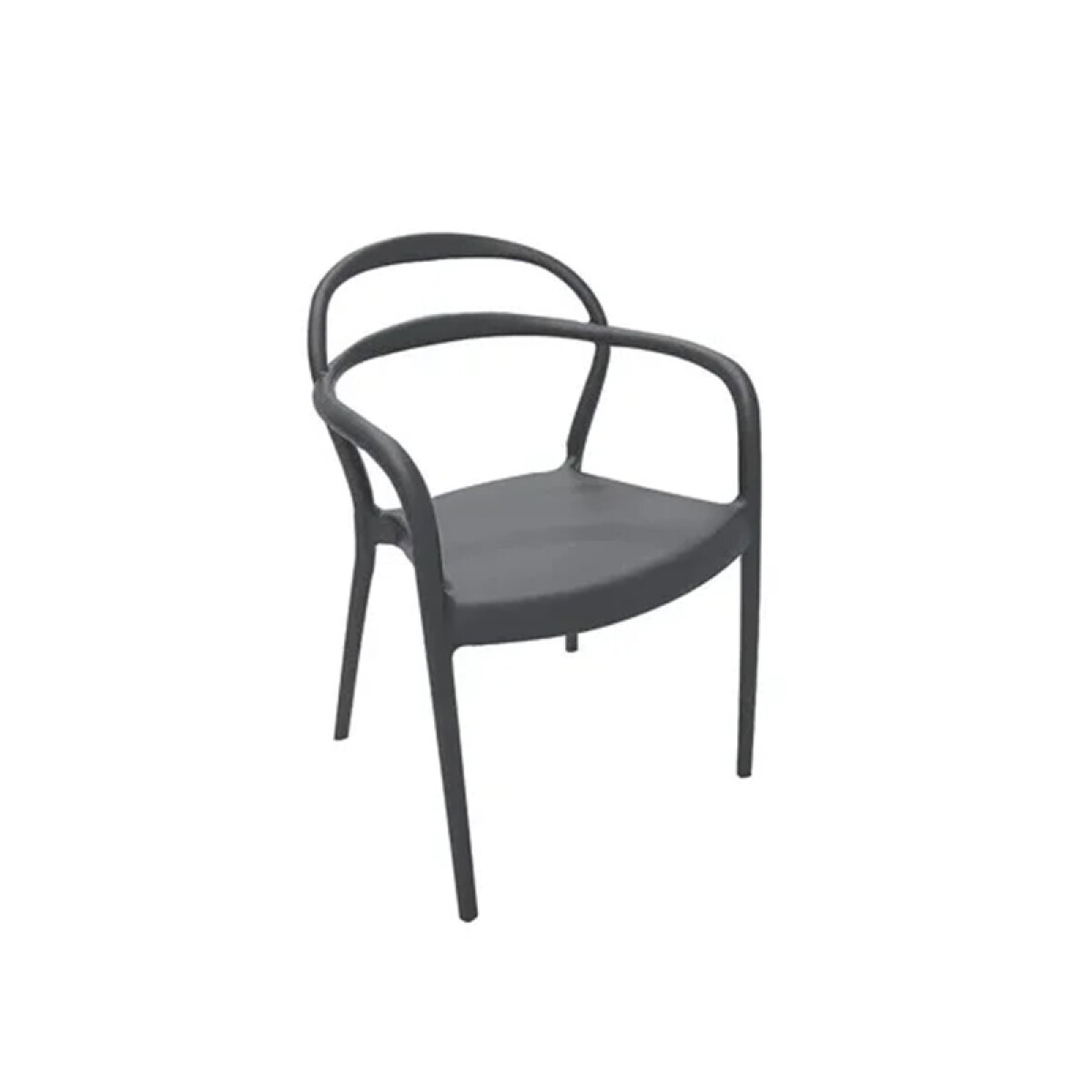 Silla apilable SISSI color grafito - TD0638 
