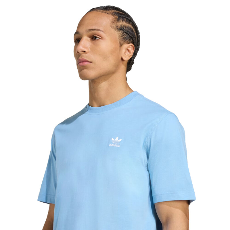 Remera Adidas Trefoil Ess - Celeste Remera Adidas Trefoil Ess - Celeste