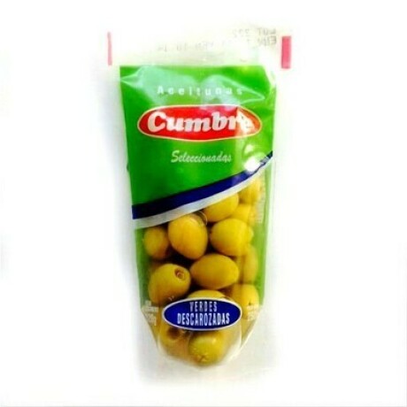 ACEITUNA CUMBRE SIN CAROZO SACHET 80G ACEITUNA CUMBRE SIN CAROZO SACHET 80G