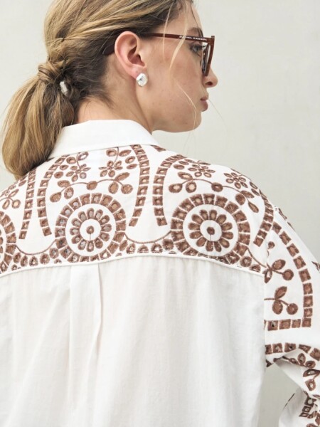 CAMISA D.CASSIN LIVO BLANCO