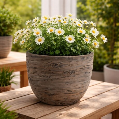 MACETA MUD Marrón - Large