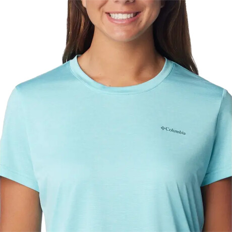 REMERA COLUMBIA COLUMBIA HIKE SS CRE Light Blue