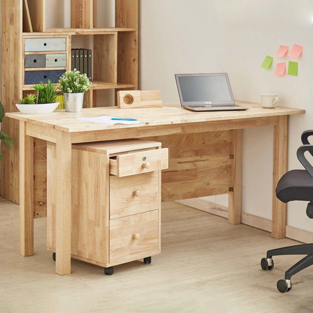 ESCRITORIO MADERA NATURAL-BEIGE CAMPOS
