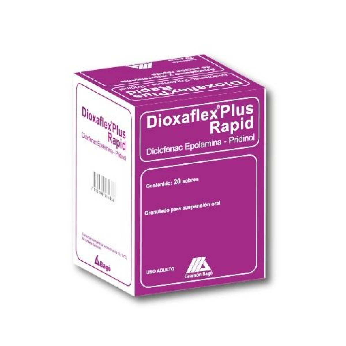 Dioxaflex Plus Rapid 20 sobres. 