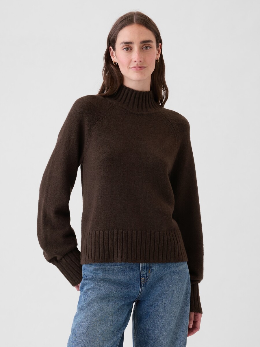 Buzo Polera Cashsoft Mujer - Terra Brown 