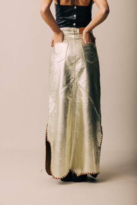 Stitched Friend Skirt Oro Suave