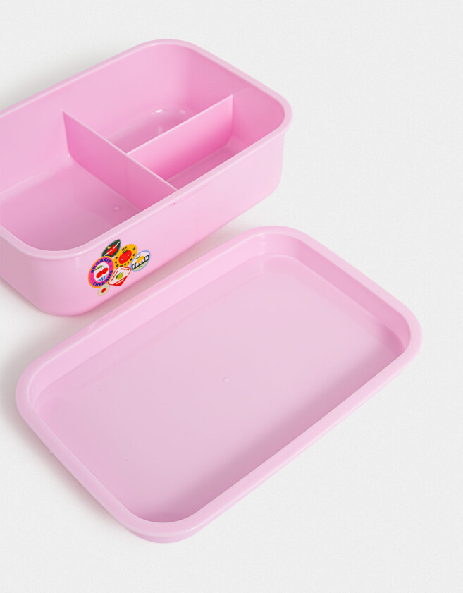 Artículos cocina Lunchera Rígida Rosa - Rosa Claro