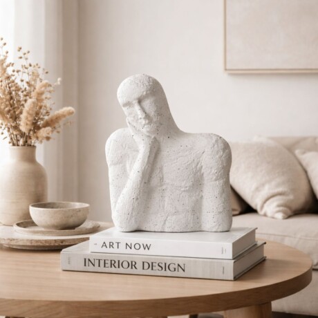 ESCULTURA MAN Blanco - Small